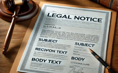 Establish how to issue legal notices to defaulting partners