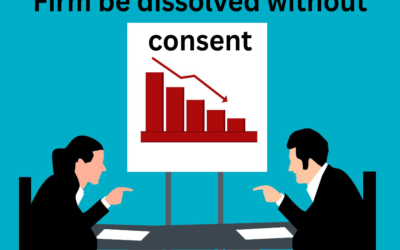 Can a firm be dissolved without consent?