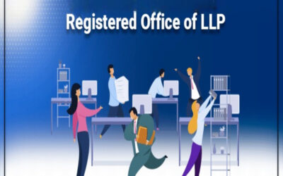 Explain the process to change registered office of an LLP.