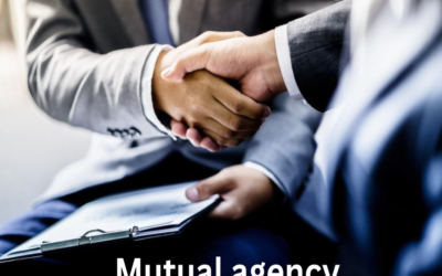 Define the concept of mutual agency in LLPs.