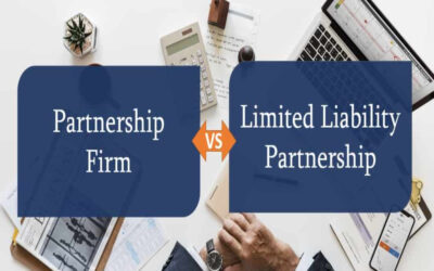 Define the concept of limited liability in LLP vs firm.