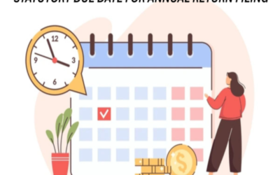 What is the statutory due date for annual return filing?