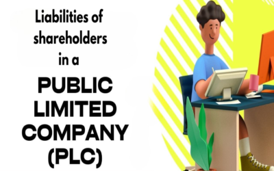 Define the liabilities of shareholders in a Public Limited Company.