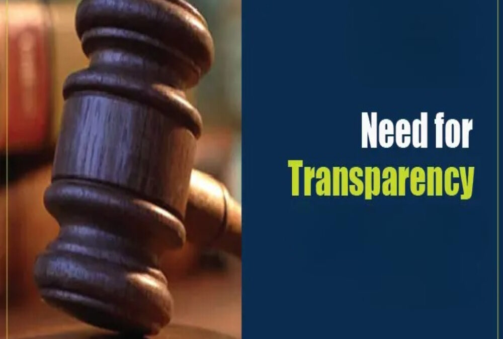 Establish the need for transparency in Nidhi operations.