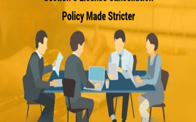 Section 8 License Cancellation Policy Made Stricter