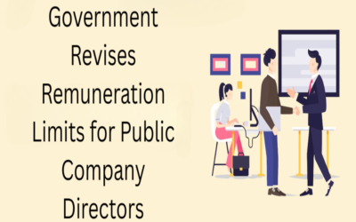 Government Revises Remuneration Limits for Public Company Directors