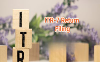 ITR-7 Filing to Include Section 8 Code Reference