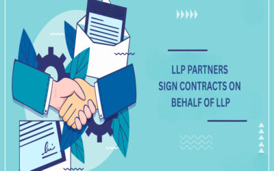 Can LLP partners sign contracts on behalf of LLP?