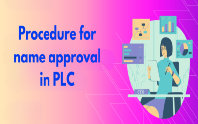 What is the procedure for name approval for a Public Limited Company?
