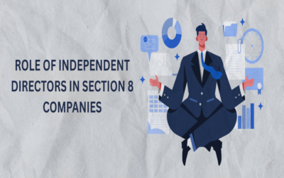 What is the role of independent directors in Section 8 companies?