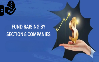 What are the guidelines for fundraising by Section 8 companies?