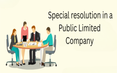 What is a special resolution in a Public Limited Company?