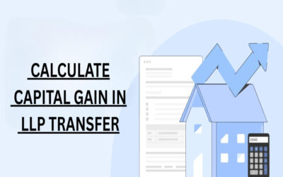How to calculate capital gain in LLP transfer?