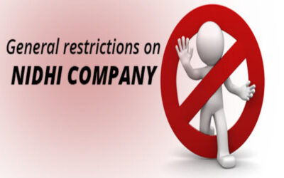 What are the restrictions imposed on Nidhi Companies?