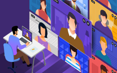 Describe how societies conduct digital meetings