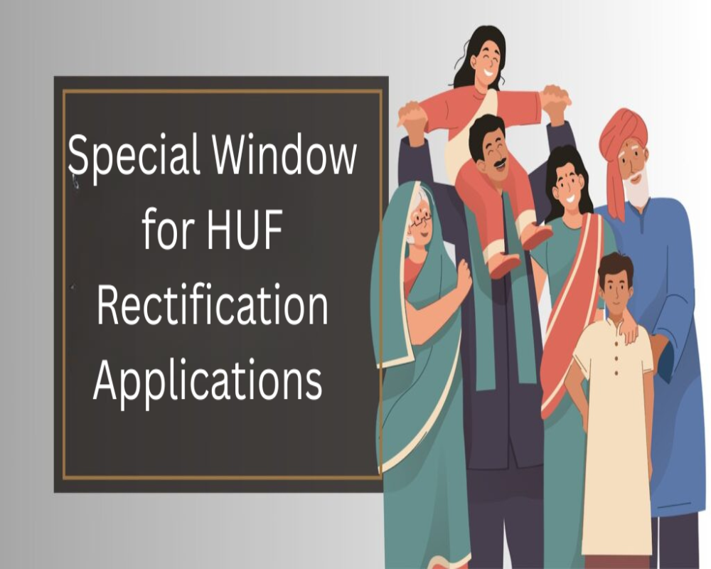 Special Window for HUF Rectification Applications Opened Hello Auditor