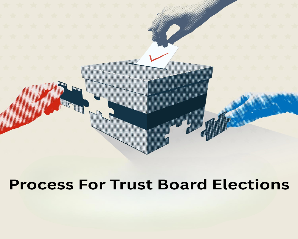 What is the due process for trust board elections? Hello Auditor