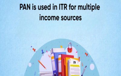 Define how PAN is used in ITR for multiple income sources