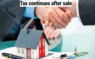 Briefly discuss whether tax continues after sale