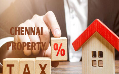 How is property tax calculated in Chennai?