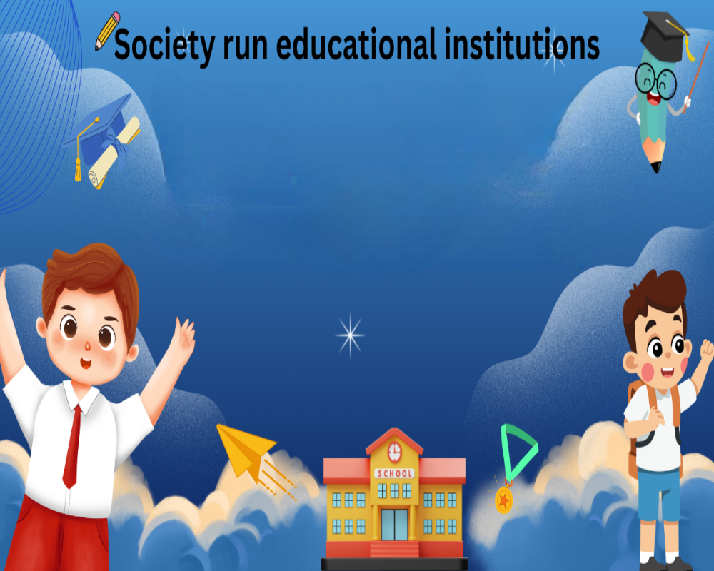 Can a society run educational institutions? Hello Auditor