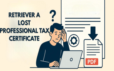 How to retrieve a lost professional tax certificate?