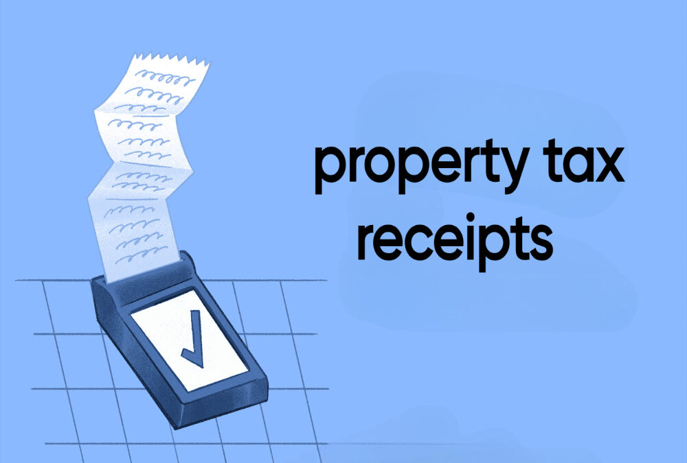 Are property tax receipts valid proof of ownership?