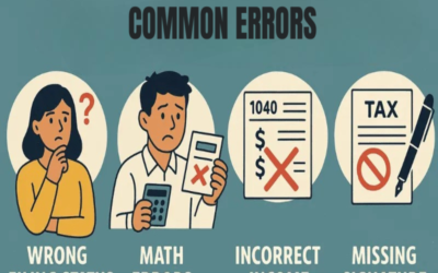 What are the common errors in professional tax filings?
