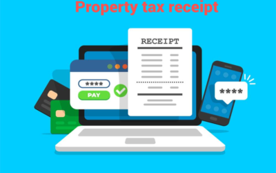What are the uses of a property tax receipt?