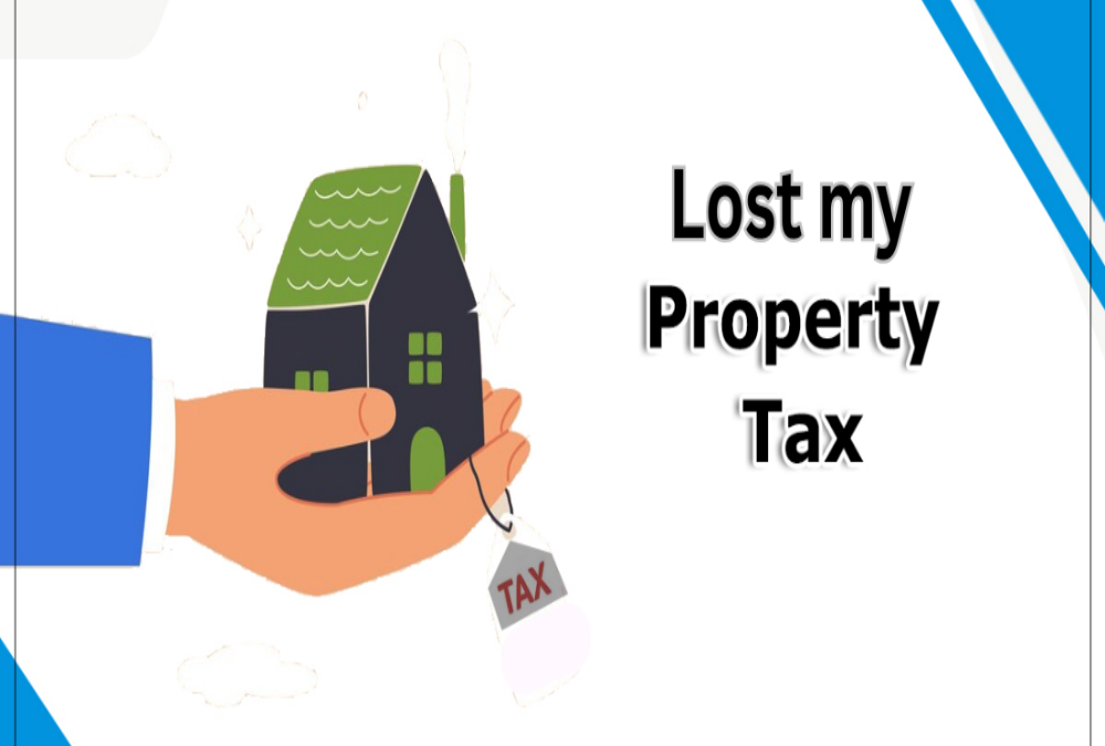 What if I lost my property tax receipt?