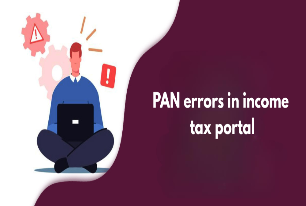 How to rectify PAN errors in income tax portal?