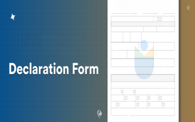 What is the format for professional tax declaration forms?