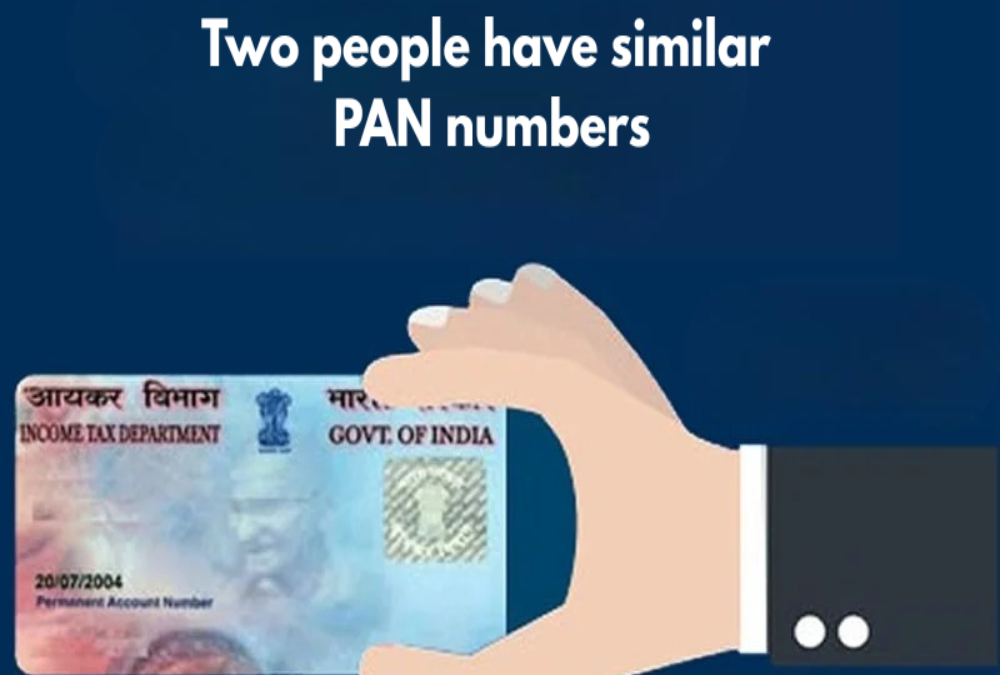Can two people have similar PAN numbers?
