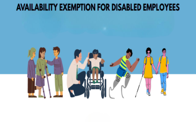 What is the exemption available for disabled employees?