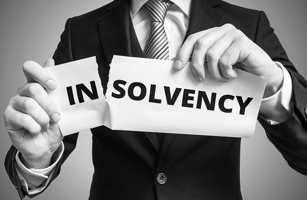 How does insolvency affect joint ventures?