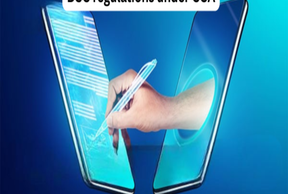 Introduction to new DSC regulations under CCA