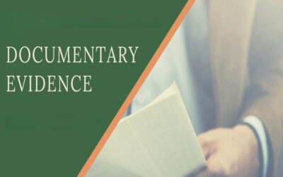 Establish the rules for documentary evidence in hearings