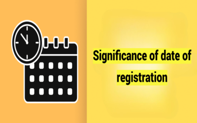 Explain the significance of date of registration