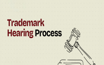 In detail, discuss the hearing process in a trademark objection case