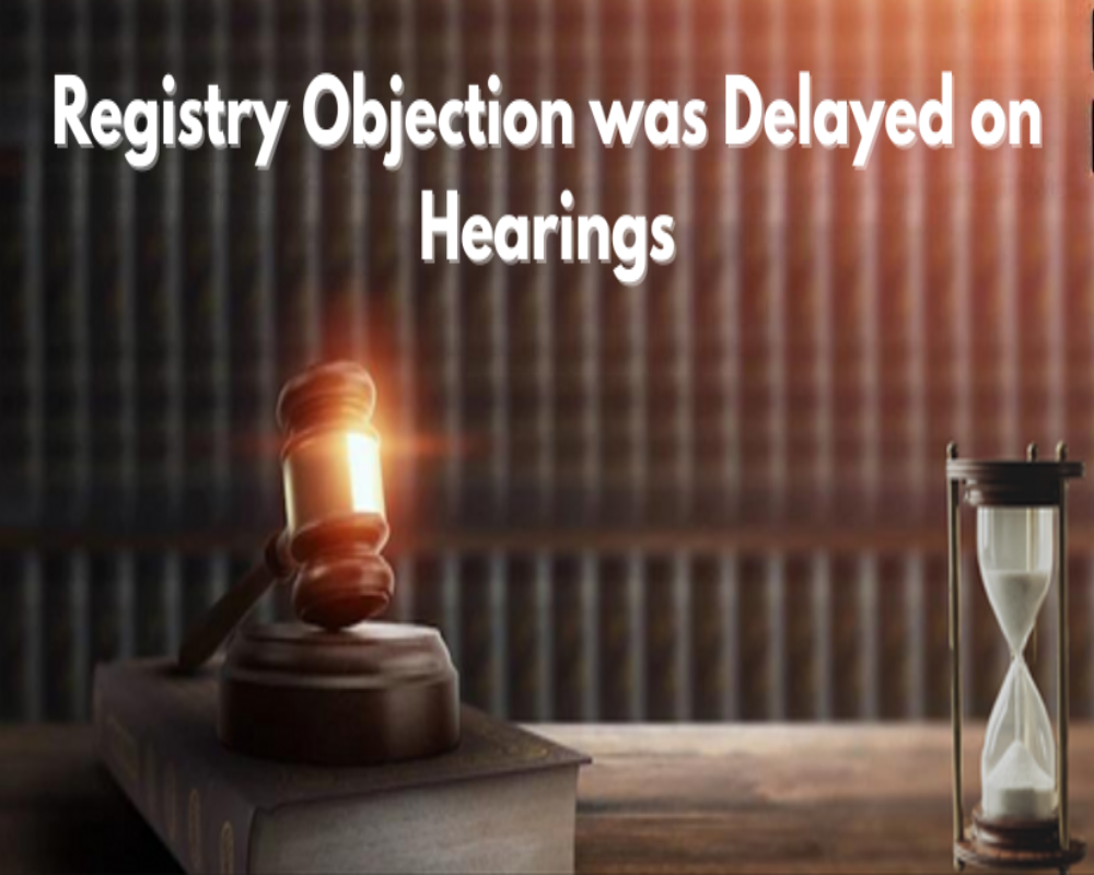 High Court Criticizes Delay in Registry Objection Hearings Hello Auditor