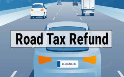 What is the road tax refund process in India?