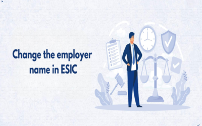  How to change the employer name in ESIC?