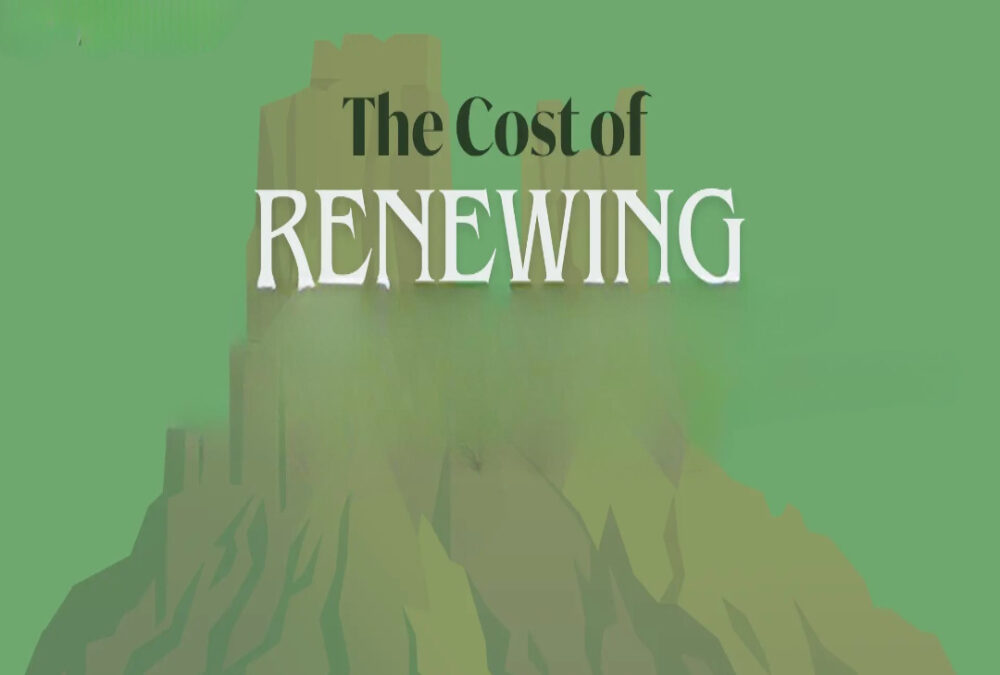 What is the cost of renewing a design?
