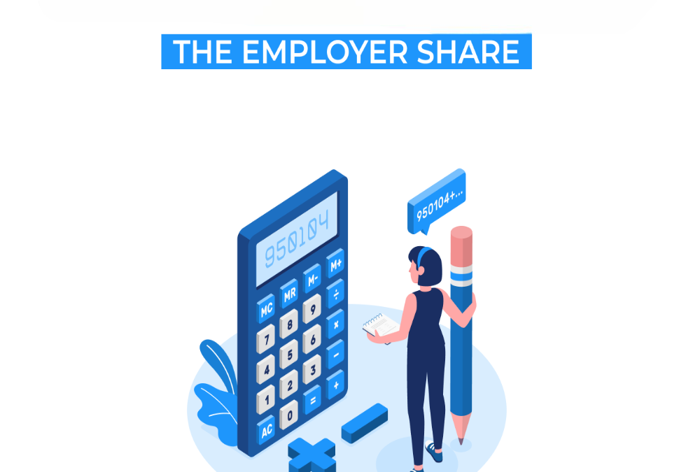 What is the employer’s share in ESIC?