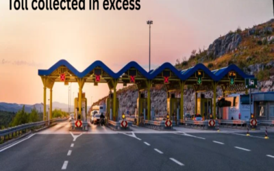 What happens to toll collected in excess?