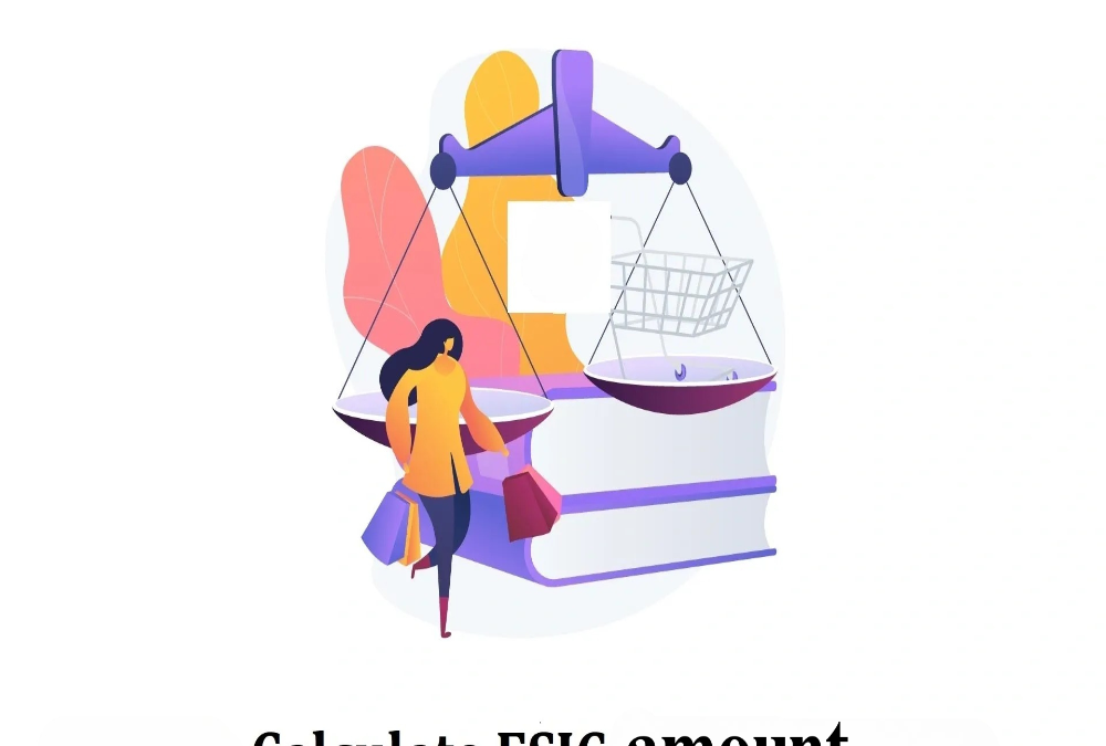 How is the ESIC amount calculated?