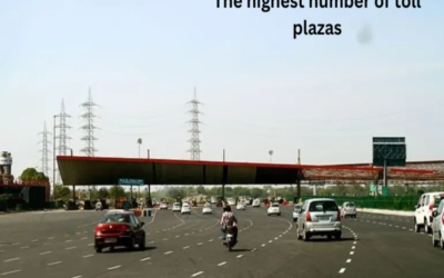 Which state has the highest number of toll plazas?