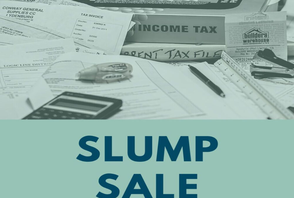 Are slump sales taxable under corporate tax?