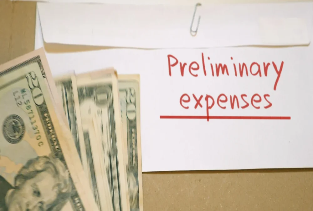 Are preliminary expenses deductible in corporate tax?
