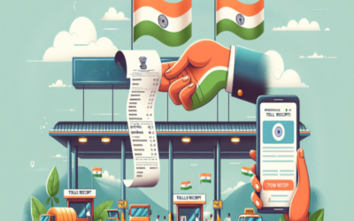 Can toll plazas issue receipts for tax purposes?